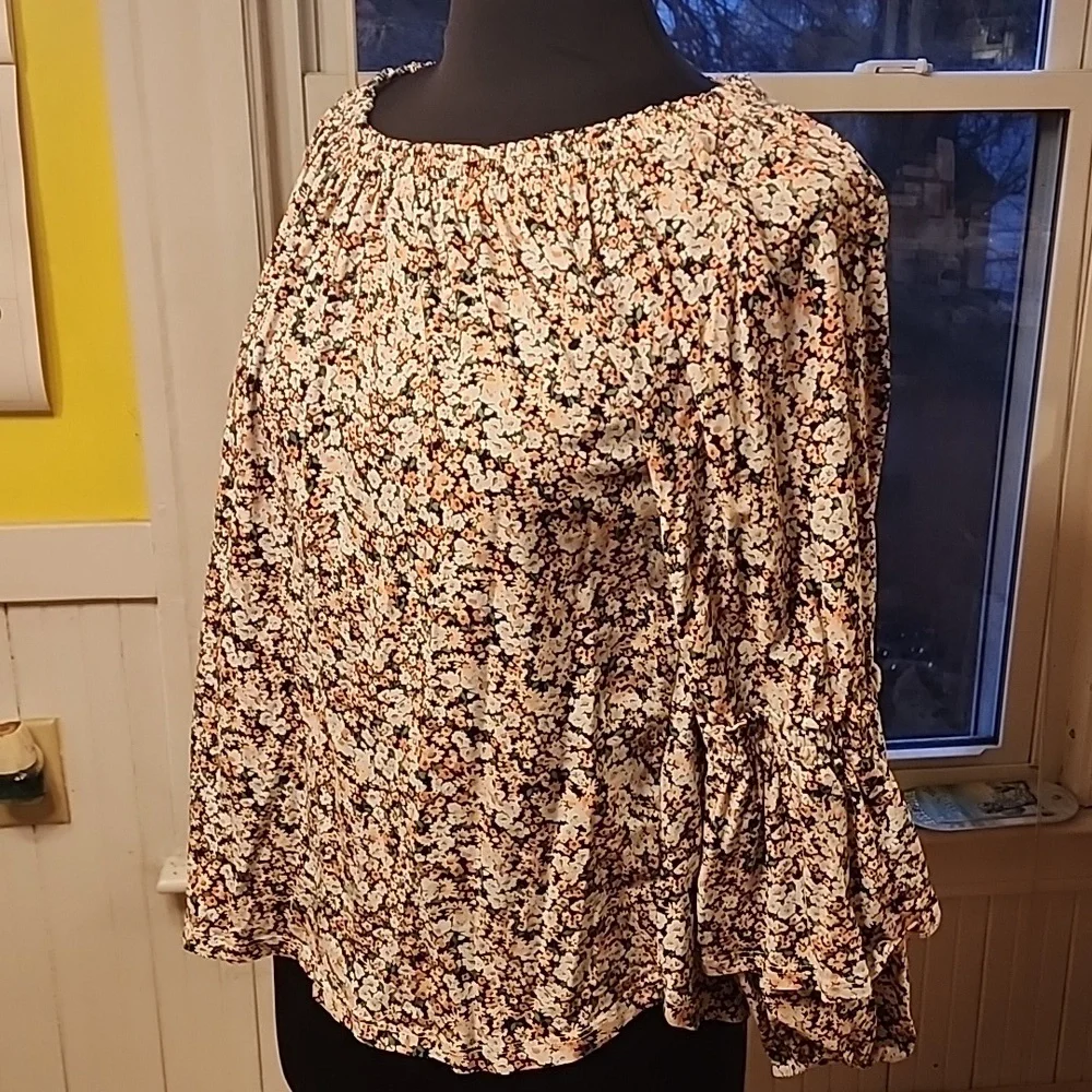 Ralph Lauren women's medium floral blouse - Picture 5 of 6